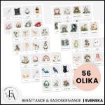 Sagorkort: I sagans värld | 56 kort, berättelseplan & skrivblad - bild 3