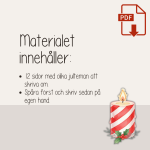 Jul – Skrivträning med jultema - bild 3