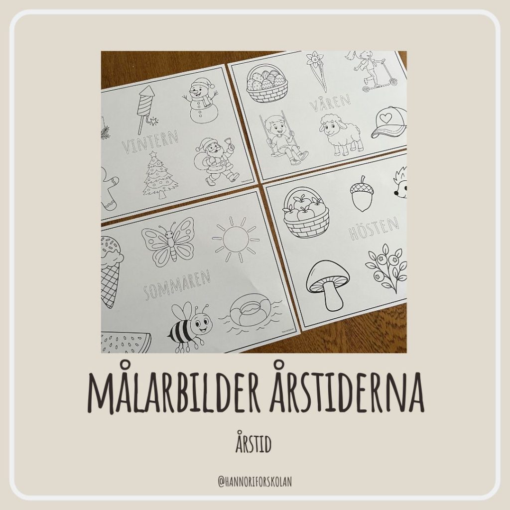 Målarbilder årstiderna