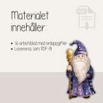 Barnboksveckan – Spåra sagoord – 16 arbetsblad med olika ord - bild 3