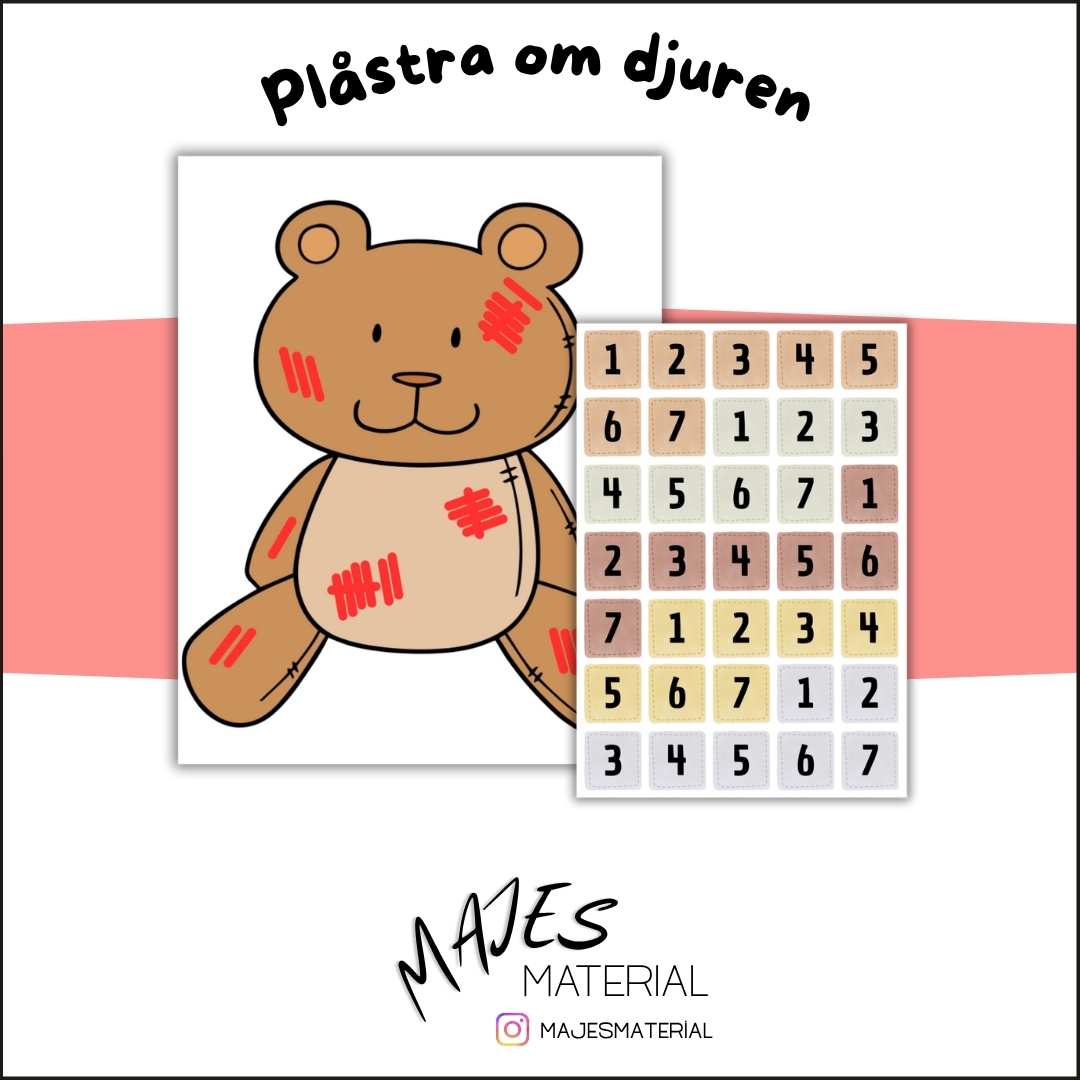 Plåstra om djuren - siffror och antal