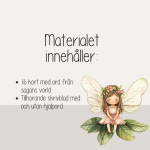 Barnboksveckan – Ordkort och skrivblad med sagotema – Träna på orden – Läs, skriv och spåra - bild 4