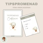 Tipspromenad – ordklasserna - bild 1