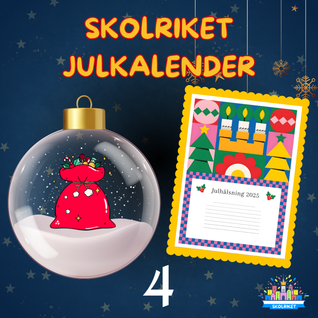 SkolRikets Digitala Julkalender 2025:Lucka 4