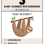 Tipspromenad – Alla världens djur (Paket) - bild 3