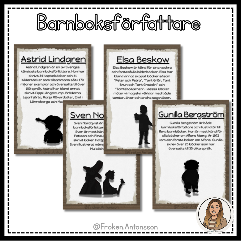 Barnboksförfattare – posters
