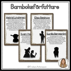 Barnboksförfattare - posters