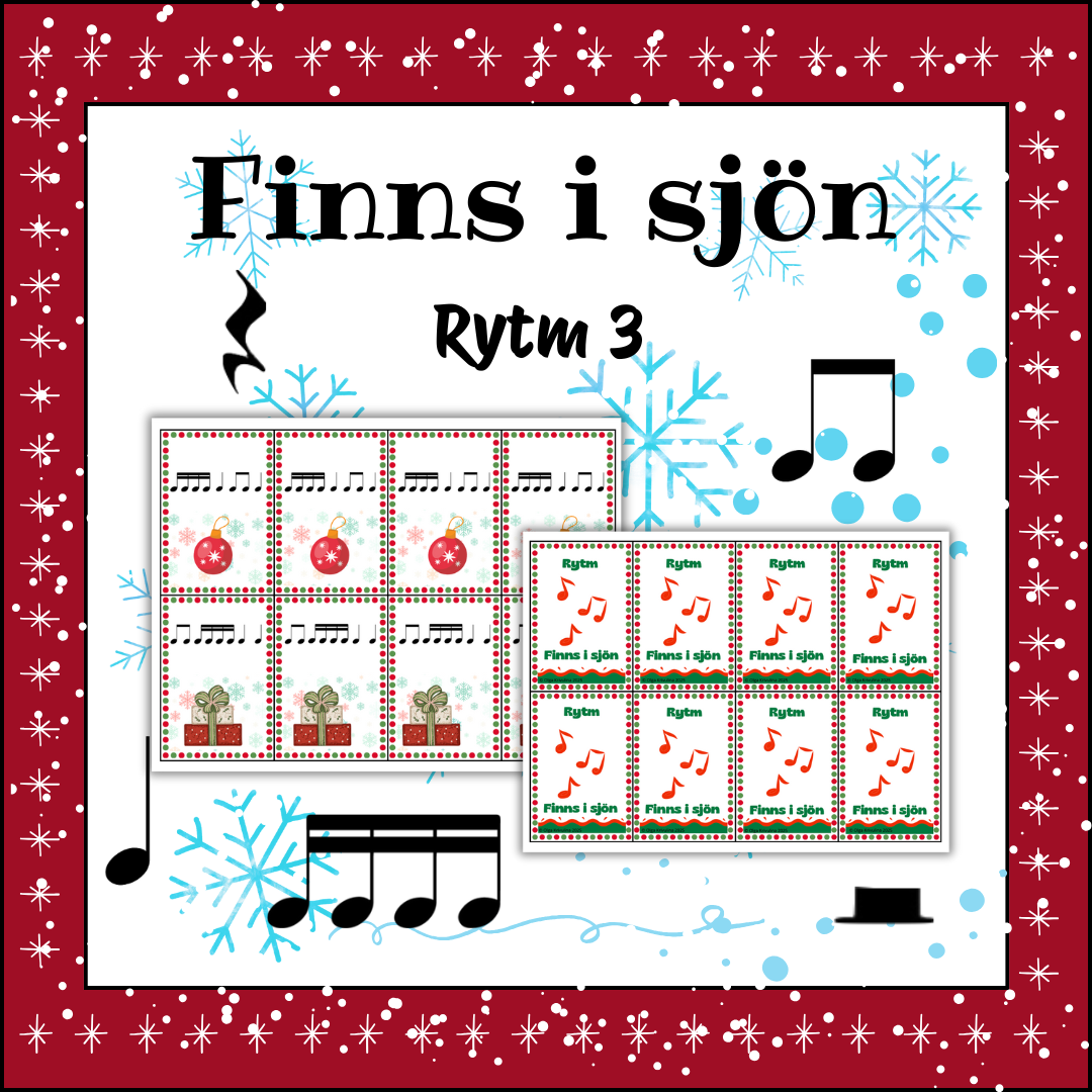Finns i sjön Rytm 3 - Jultema