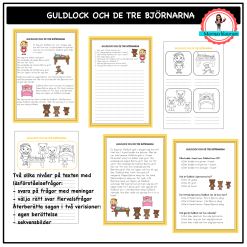 Sagostunden Guldlock och de tre björnarna