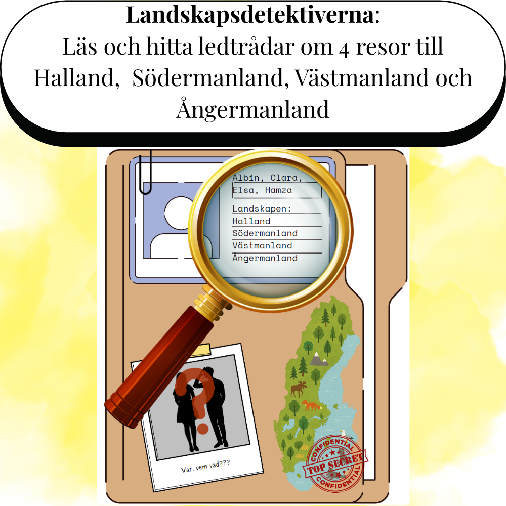 Landskapsdetektiverna: Halland, Södermanland, Västmanland, Ångermanland