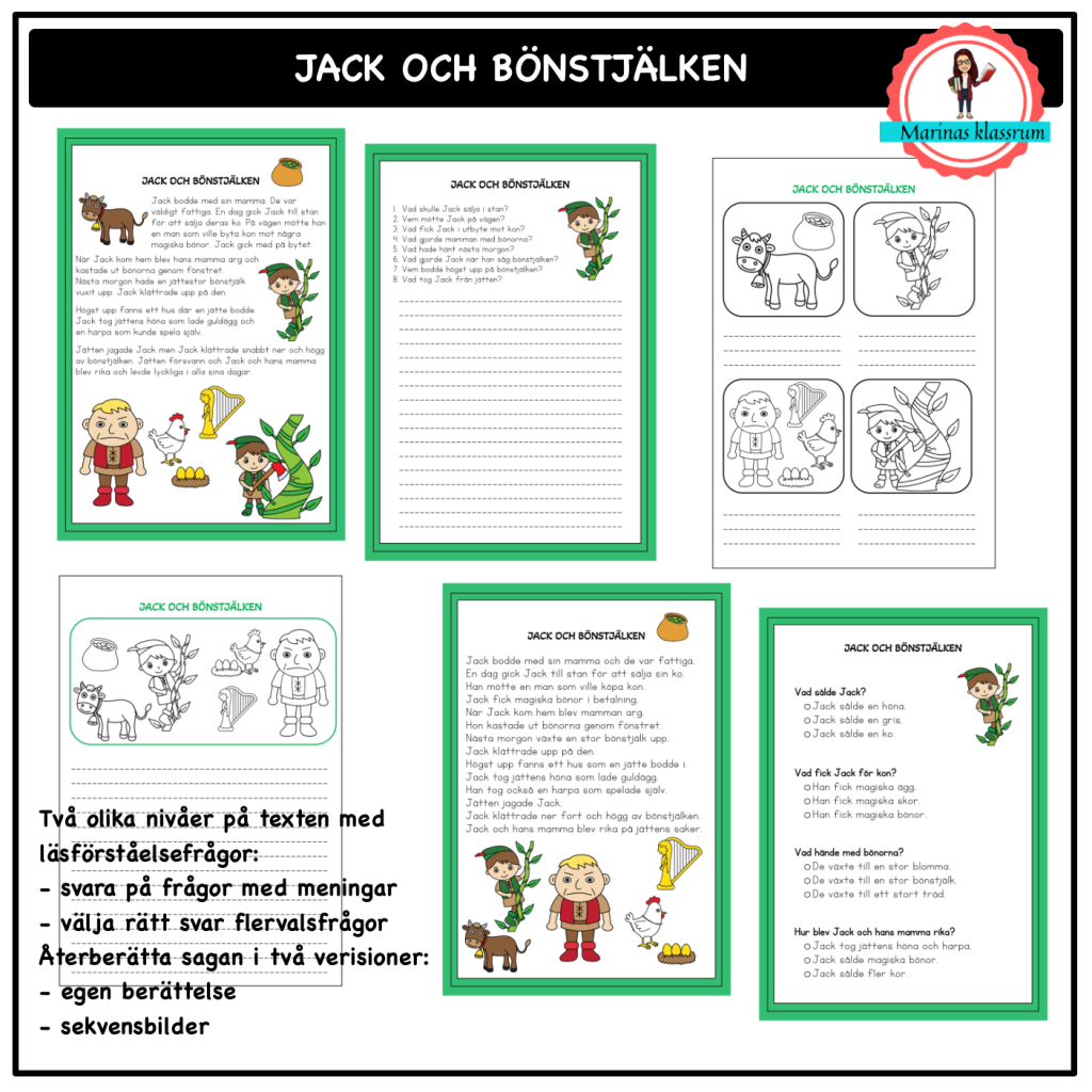 Sagostunden Jack och bönstjälken