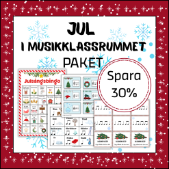 Jul i musikklassrummet - Paket