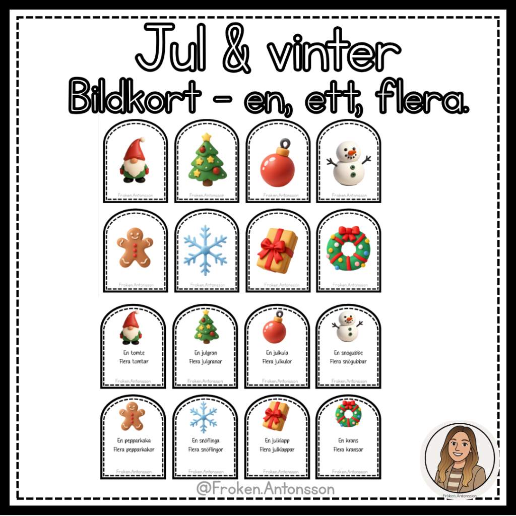 Bildkort – jul & vinter