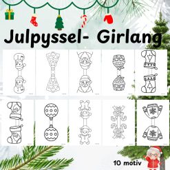 Julpyssel- Girlang