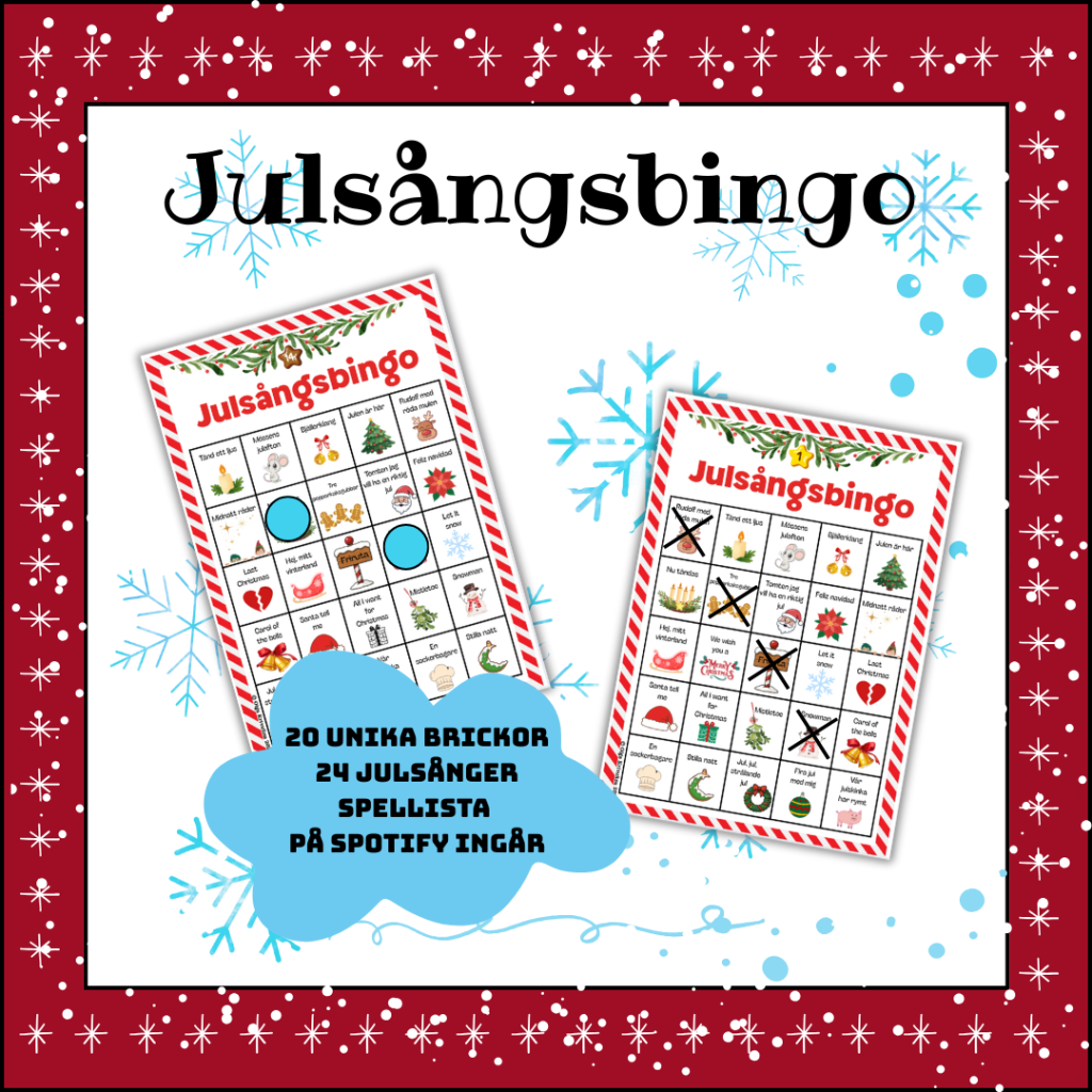 Julsångsbingo