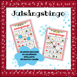 Julsångsbingo