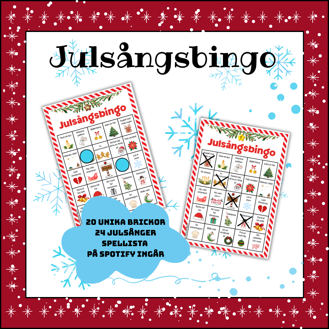 Julsångsbingo