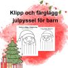 Klipp och färglägg tomtens skägg – julpyssel för barn