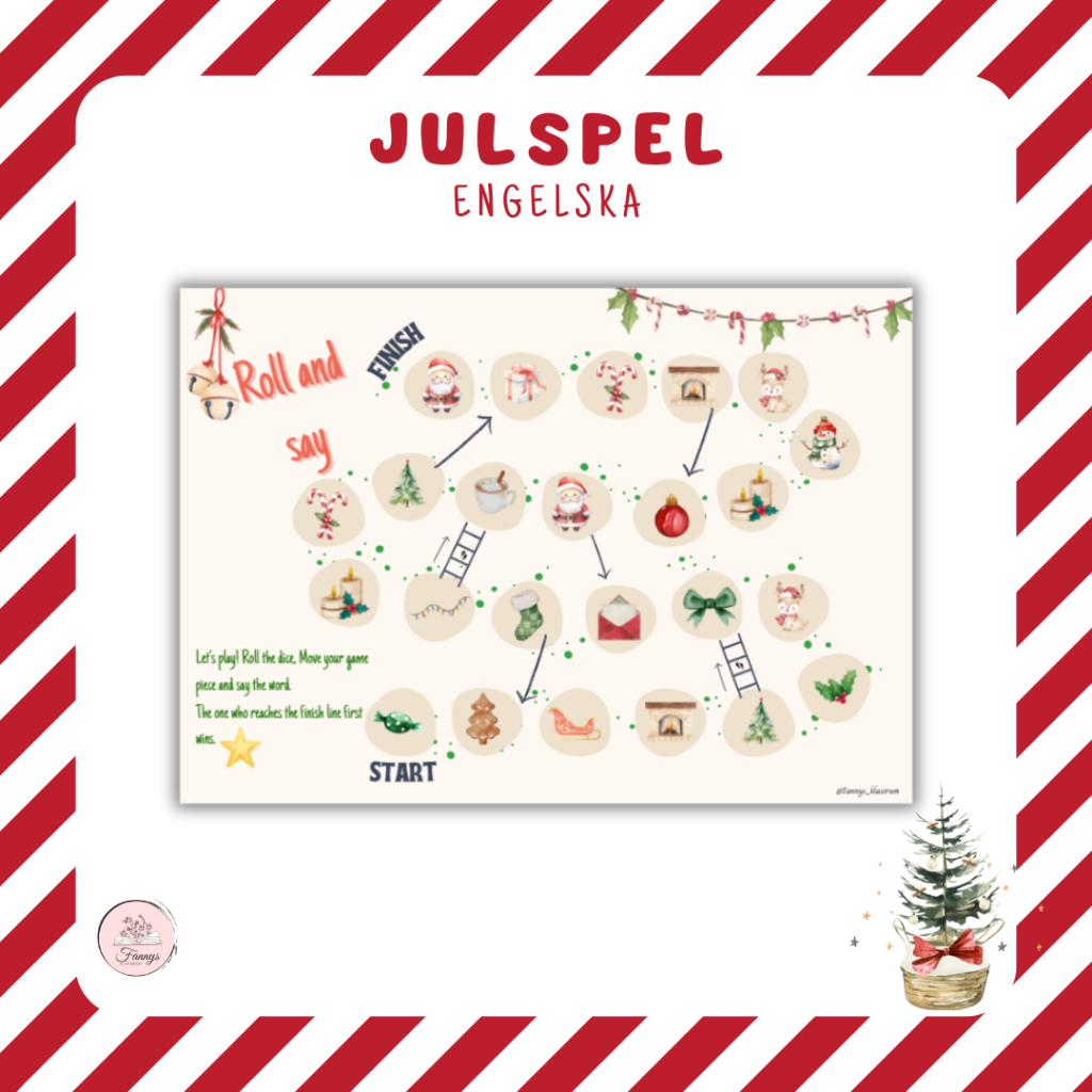 Julspel engelskaord