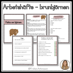 Arbetshäfte - brunbjörnen