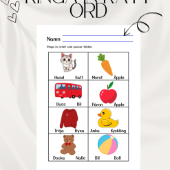 Ringa in ordet som passar bilden