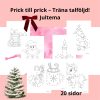 Prick till prick – Träna talföljd! JULTEMA