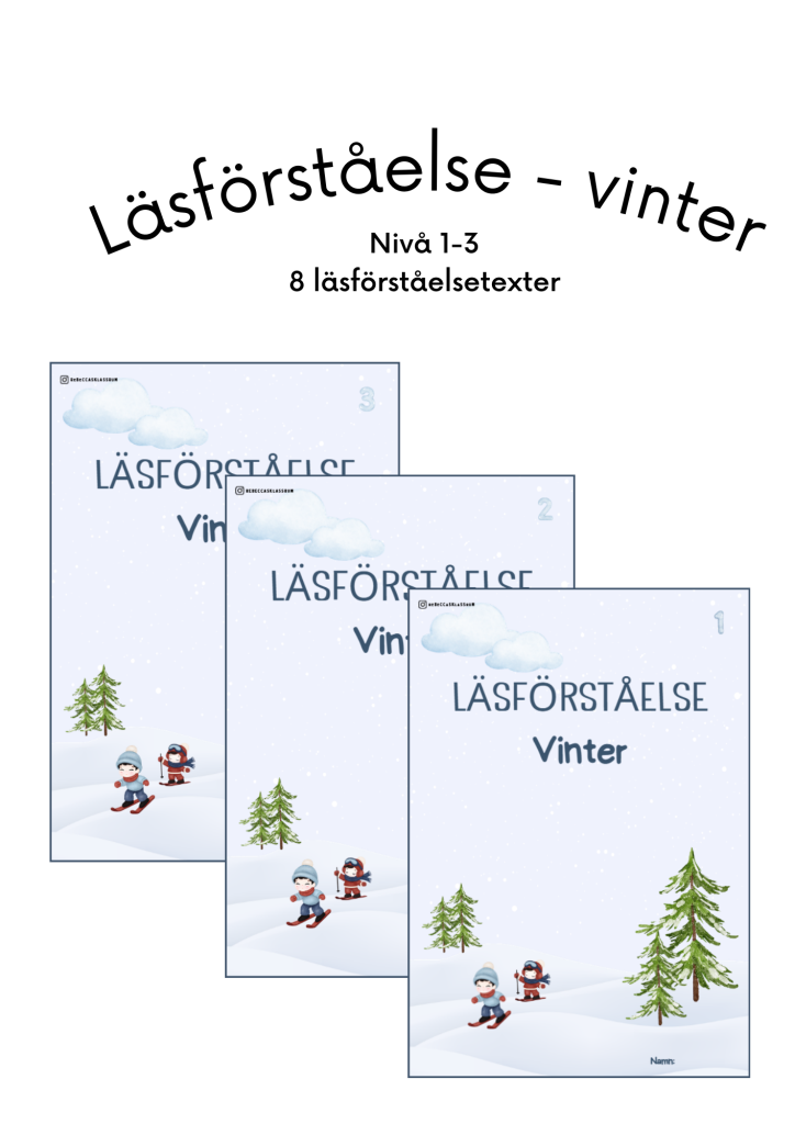 Läsförståelse – Nivå 1-3