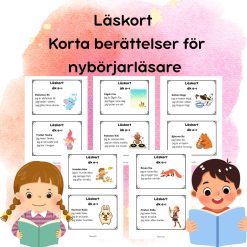 Läskort – Korta berättelser för nybörjarläsare