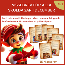 Adventskalender: Nissebrev från tomteverkstan på Nordpolen för åk 2