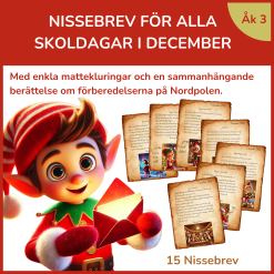 Adventskalender: Nissebrev från tomteverkstan på Nordpolen för åk 3
