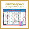 Adventskalender! Färglägg en bild om dagen fram till jul!