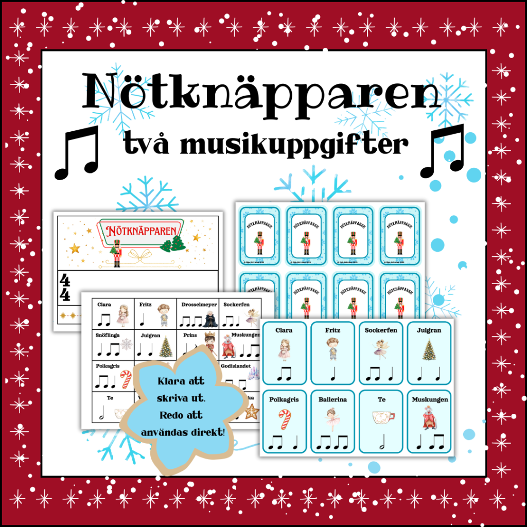 Nötknäpparen – två musikuppgifter