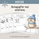 Vinter – Skrivuppgifter med vintertema – Fortsätt den påbörjade meningen. - bild 1