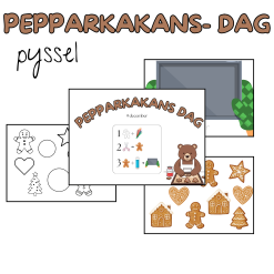 Pepparkakansdag - pyssel