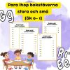 Para ihop bokstäverna – stora och små (förskoleklass & åk 1)