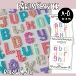 Pärlmönster: Alfabetet - bild 1