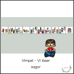 Vimpel - vi läser (sagor)