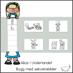 Alice i Underlandet - bygg med sekvensbilder