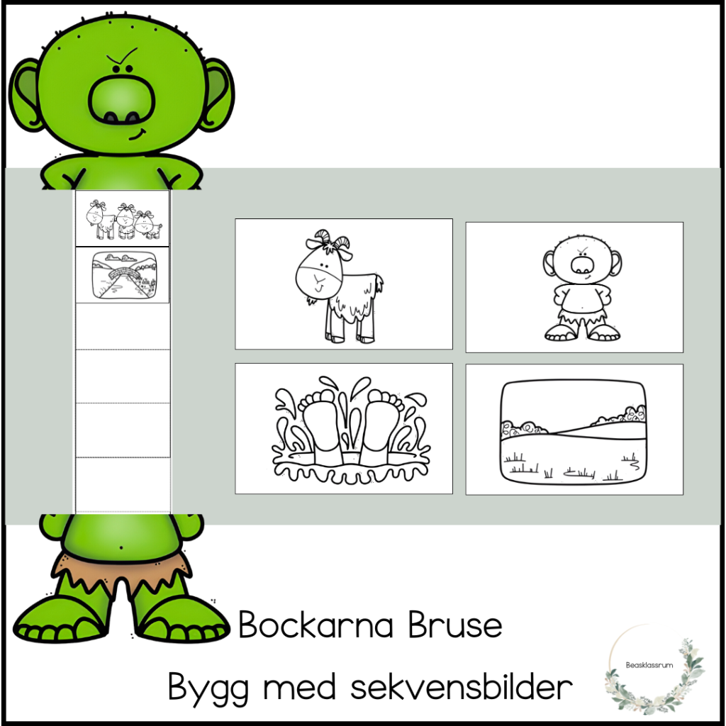 Bockarna Bruse – bygg med sekvensbilder