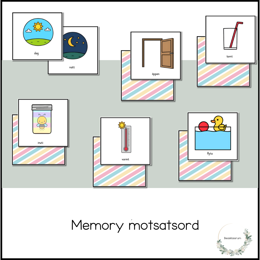Memory - motsatsord