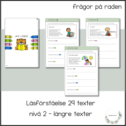 Läsförståelse nivå 2 - 29 texter
