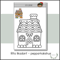 Rita likadant - pepparkakshuset