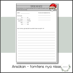 Tomtens nya nisse - skriv argumenterande text