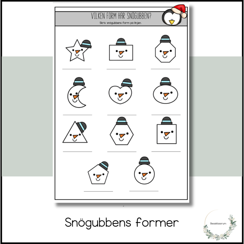 Snögubbens former