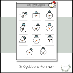 Snögubbens former