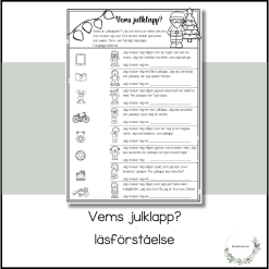 Läsförståelse - vems julklapp?