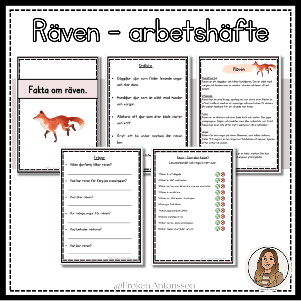 Arbetshäfte – Räven