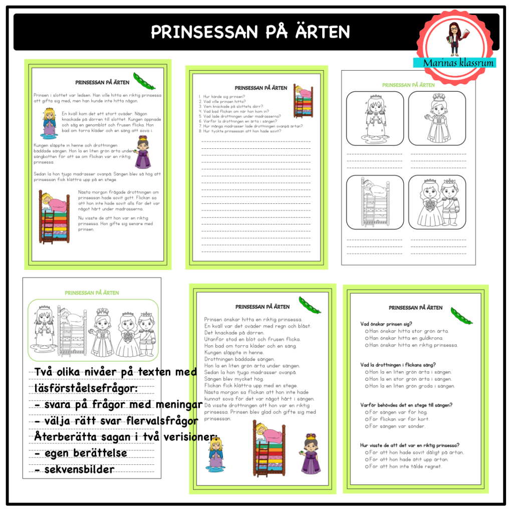 Sagostunden Prinsessan på ärten