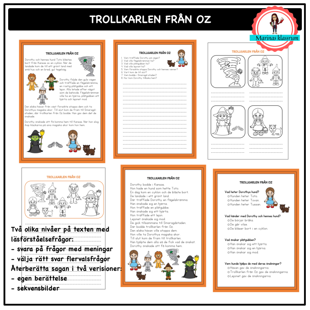 Sagostunden Trollkarlen från OZ