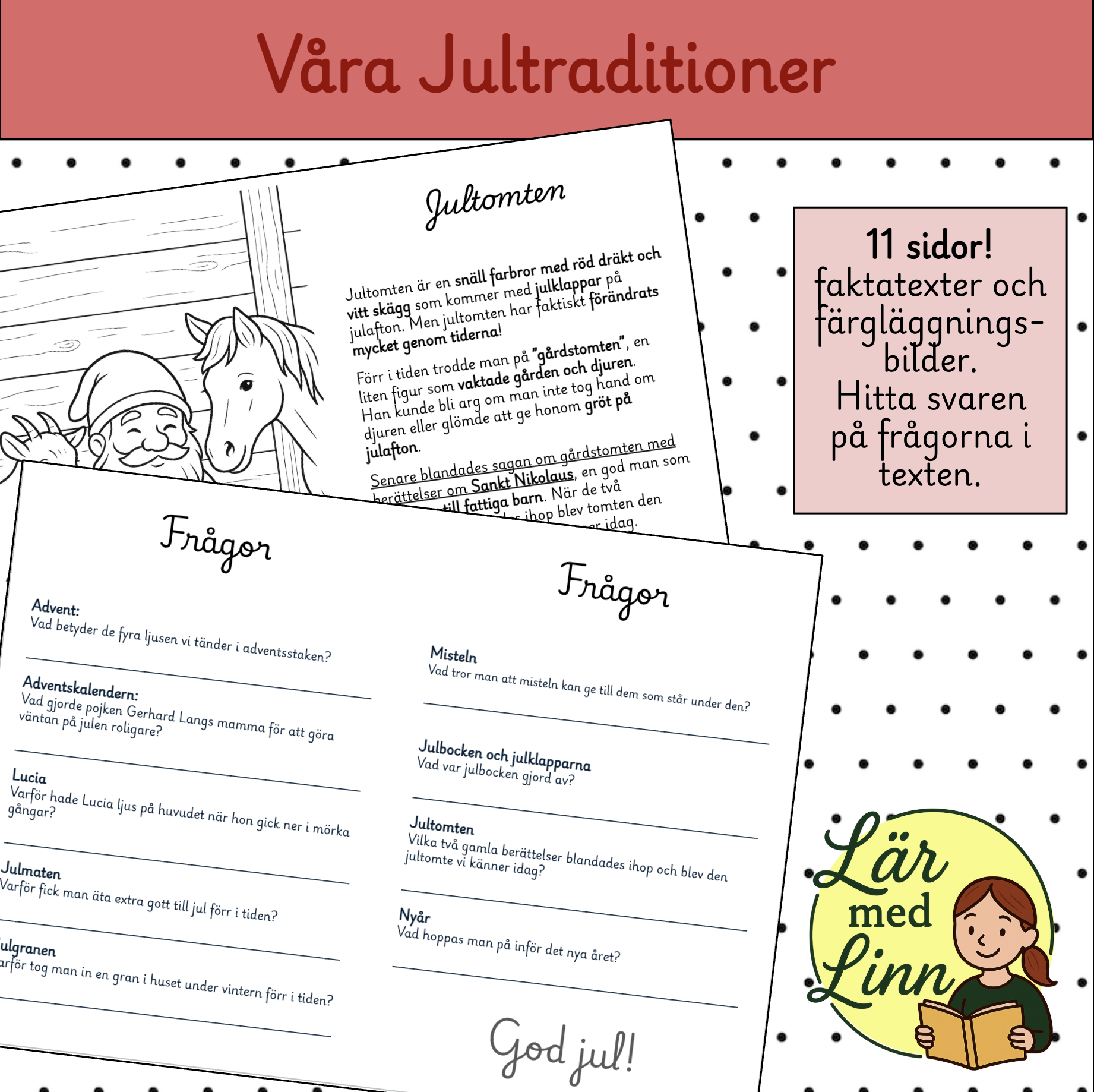 Jultraditioner - Arbetshäfte